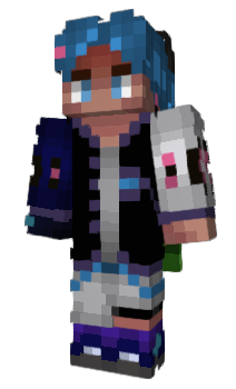Minecraft skin 45bbba
