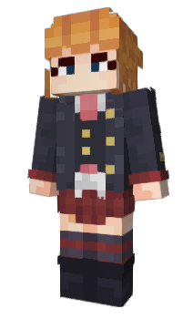 Minecraft skin Aqua