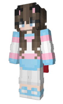 Minecraft скин по нику AxoAri42