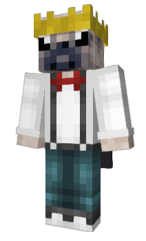 Minecraft skin BadKingDog