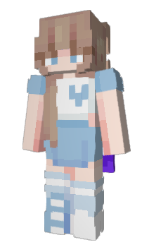 Minecraft skin Basreng