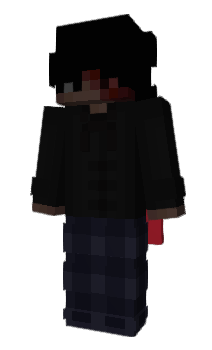 Minecraft скин по нику BlackedKika