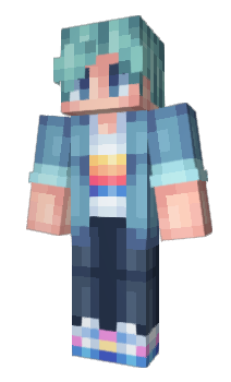 Minecraft skin BlueCatSW