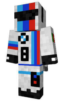 Minecraft скін по ніку BlueConcrete