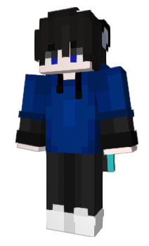 Minecraft skin BlueVRugal