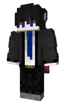 Minecraft skin BlueVRugal