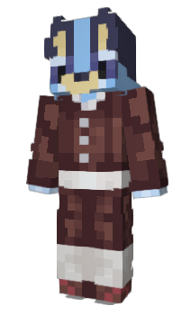 Minecraft skin Bluey