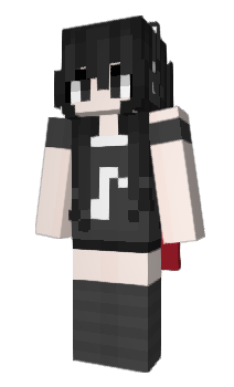 Minecraft скин по нику Caxia