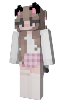 Minecraft скин по нику ECatgirl_Violet