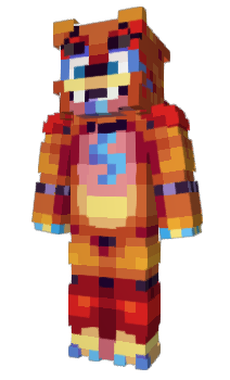 Minecraft скін по ніку FredricoFazbear