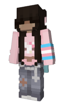 Minecraft скин по нику FreeUseTransGirl