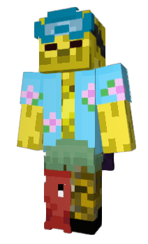 Minecraft скин по нику Gold_Zombie