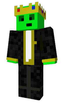 Minecraft скін по ніку GreenSlimeKin
