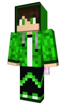 Minecraft skin Green_Jacket