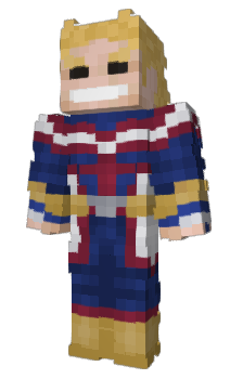 Minecraft скін по ніку Hero_All_Might