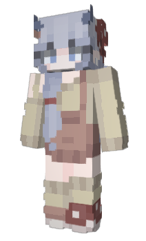 Minecraft скин по нику HuskiFluff