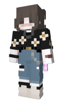 Minecraft skin Hxdrangea