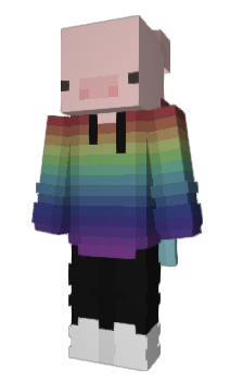 Minecraft skin JackPinkPig