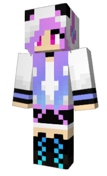 Minecraft скин по нику LunaGirl213