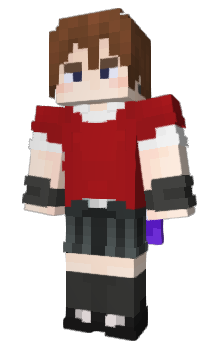 Minecraft skin Mandarinka