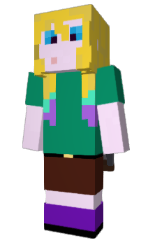 Minecraft скін по ніку MermaidHair5091