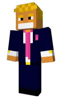 Minecraft скин по нику OrangeTrump