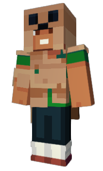 Minecraft скін по ніку PopstarCouronnes