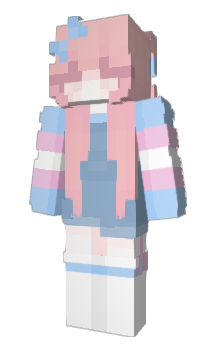 Minecraft skin PrettyTransGirl