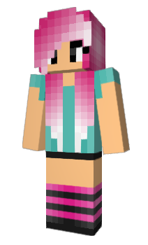 Minecraft скін по ніку RainbowWolfx
