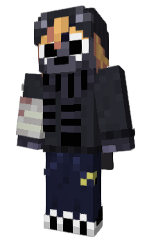 Minecraft скін по ніку RoblotTheRaccoon