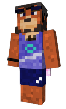 Minecraft skin RockoTheBigDog