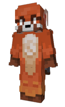 Minecraft скин по нику RoodPandaatje