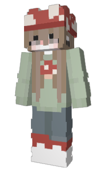 Minecraft skin Rotkaeppchen_
