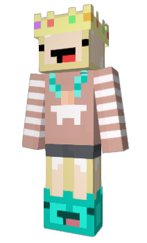 Minecraft skin SkeppyHazel