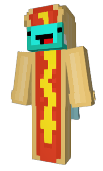 Minecraft скін по ніку SkeppyHotdog