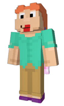 Minecraft скін по ніку Skestu