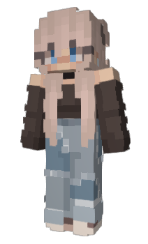Minecraft скин по нику SkyPirate_girl