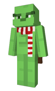 Minecraft skin SnowyGrinch