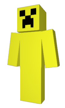 Minecraft skin Yellowcreeper