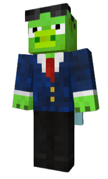 Minecraft скин по нику Zelenii_sensei