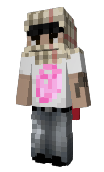 Minecraft skin kreatyna_on_fire