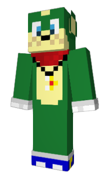 Minecraft скин по нику natblue