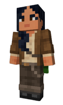 Minecraft скин по нику oLENAo