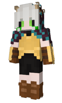 Minecraft skin paperkr0w