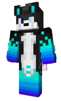 Minecraft skin wolfcryman