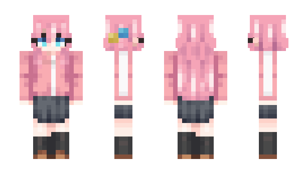Minecraft skin Natsuki_Marx
