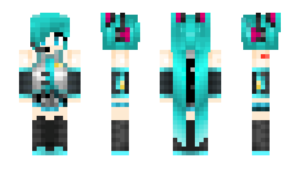 Minecraft skin Natsumiku