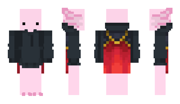 Minecraft skin Axolotl0