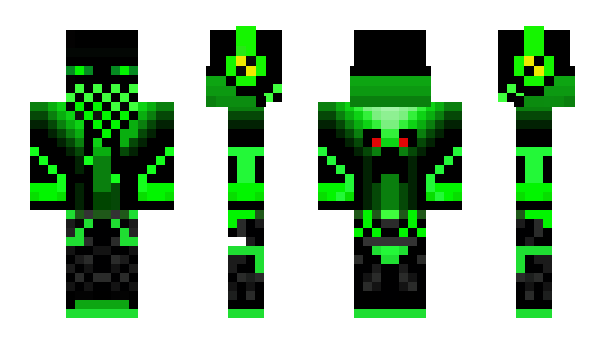 Minecraft skin emeraldman