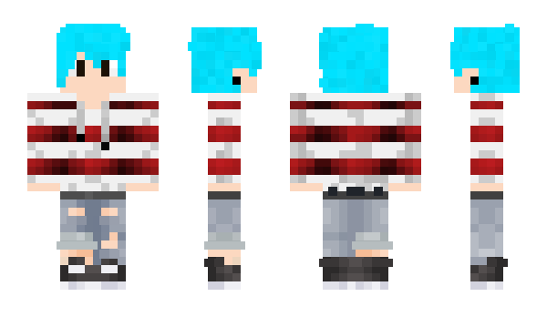 Minecraft skin Skriillex